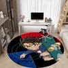 Detective Conan Office Round Area Rug Suitable For Office, Under Office Chairs Bedroom Living Room Home Decor, T1224004