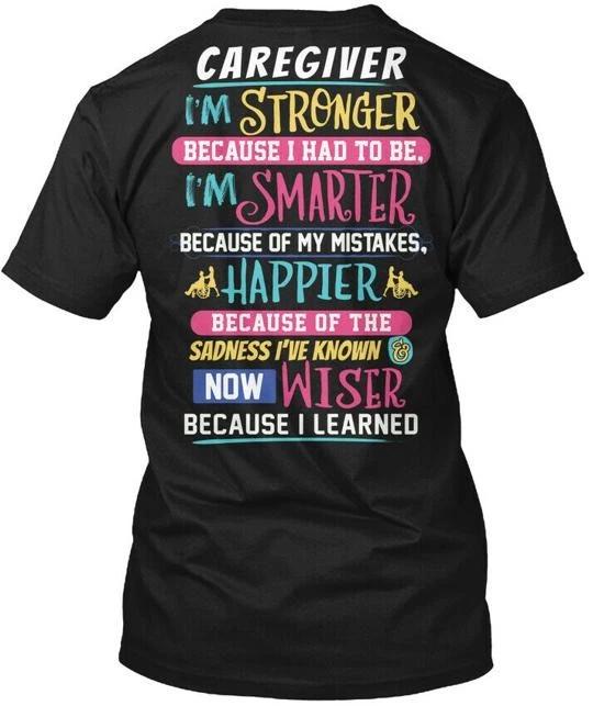 Fun Caregiver T-shirt Made in the USA Size S to 5XL 4XL