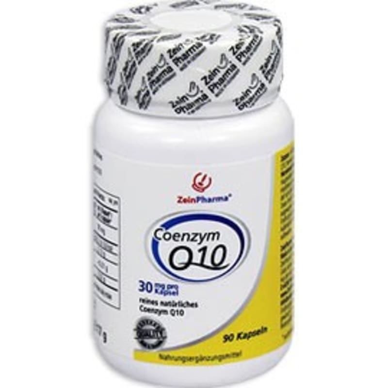 

Zein Pharma Coenzyme Q10 30 mg 90 Capsules