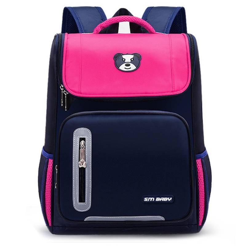 Bear Printing Backpack Schoolbag Large Capacity Store Books Bags Kids Gifts