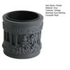 Yousheng Mini Roman Column Planter, Vintage Embossed Flower Pot, Small Greek Pillar Shaped Plant Container for Indoor Outdoor, Home Garden Decor