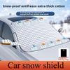 Car Front Windshield Anti-freeze Cover To Protect Snow, Frost and Thickening Winter Clothing Window Anti-ice Cover