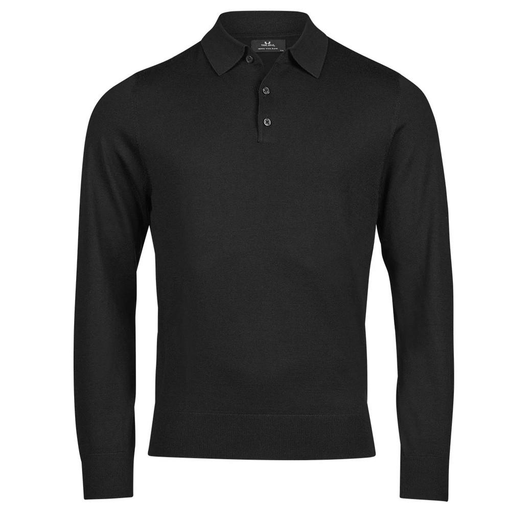 Tee Jays Mens Knitted Polo Shirt