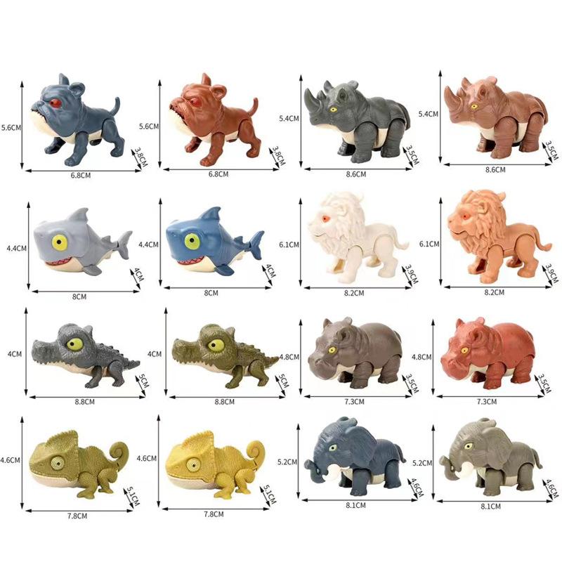 Dinosauro Triceratopo Tirannosauro Modello Giocattoli da Dita Giurassici per Bambini Dinosauri Creativi da Mordersi le Dita Giocattolo Interattivo Regalo per Ragazzo