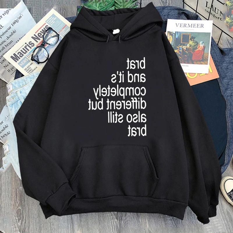 Completely Different But Also Still Brat Hoodies Men Women Vintage Sweatshirt Hoodie Pullovers Clothing