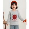 Girls' Cute Cartoon Print Long-Sleeve T-Shirt