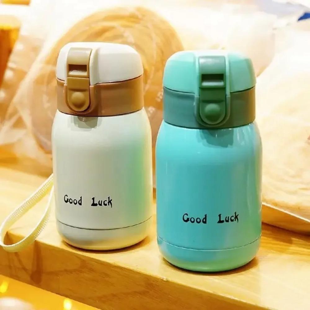 200ml/350ml Insulated Cup 304 Stainless Steel Water Bottle Cute Vacuum Handy Cup  Home Office