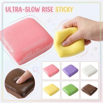 Slow- Soft And Cute Bread-shaped Toy, A Gentle Stress-relieving Toy With A Slow- Effect, Slow Resilience Toy Sticky Hand Kneading Bread