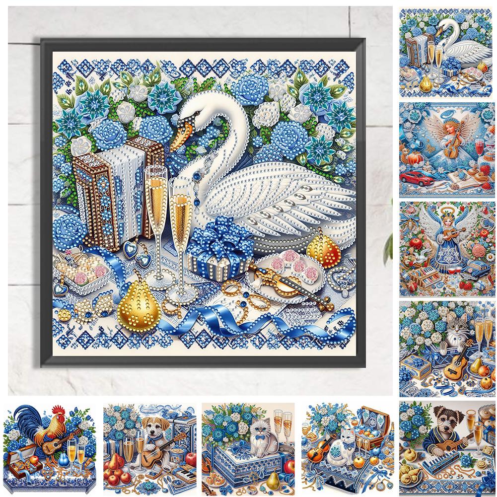 

5D-Diamant-Malerei-Set zum Selbermachen teilweise speziell geformt Tierdekoratio CX216