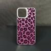 Coque de téléphone cool Tigre Rose Léopard Pour iPhone 17,16,15,14,13,12,11,Pro,Max,Plus,Mini,X,XS,XR,8,S,SE Coque Noire Souple