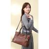 Luxe Handtas Dames Tote Bag Vintage Gewaxt Leer Schoudertas voor Werk Reizen Herfst Winter Nieuwe Mode Portemonnee