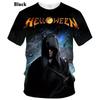 New Popular Rock Helloween Band Print T-Shirts 3D Men Women Fashion Oversized Short Sleeve Tee Shirt Summer Kid Y2k Top Clothing