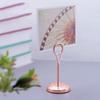 Round Shape Metal Card Holders Table Number Holders Photo Stands Memo Clip Wedding Birthday Party Supplies Note Clamp Stand