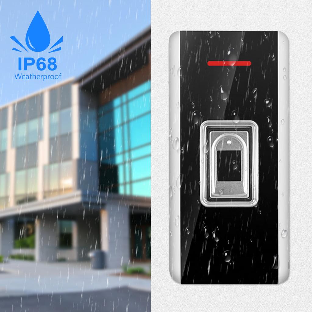 Access Control Machine Semiconductor Fingerprint IC Card 13.56MHz RFID IP68 IR Remote Control Wiegand26