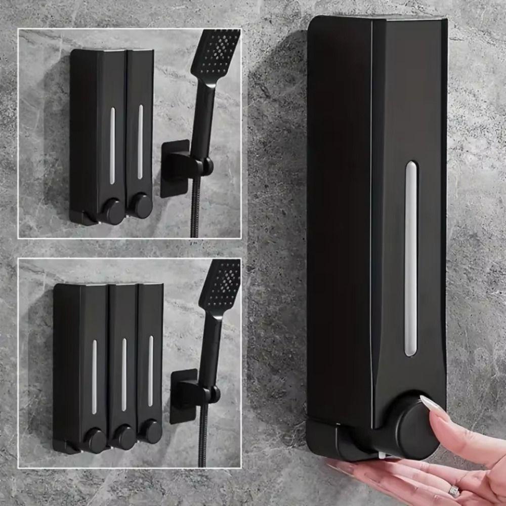 420ML Shampoo Shower Gel Container Reusable Hand Sanitizer Dispenser Liquid Soap Dispenser  Kitchen