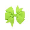 2/4/10 piezas 3'' Lazos de Cinta Sólida Pinzas para el Cabello para Bebés Niñas Lazos Hechos a Mano Pasadores Pasadores Accesorios para el Cabello para Niños