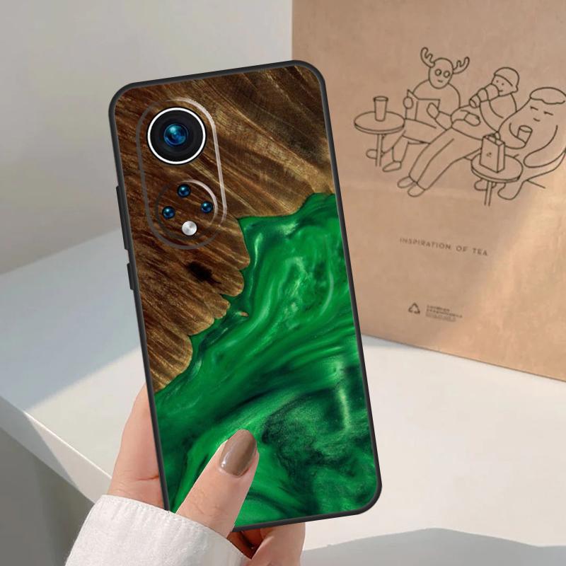 Hybrid Wood Resin For Honor Magic 8 Pro 7 6 5 Lite Case For Honor Win RT 200 400 50 70 90 X8b X9a X9b X9c X9d
