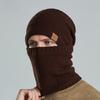 Knitted Mens Winter Beanie With Neck Warmer For Cold Weather Outdoor Activities