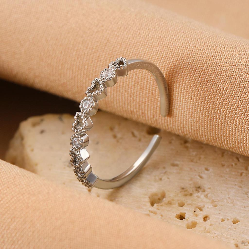 High-End Cross-Border Fashion Bow Ring for Women - European & American Style Open Index Finger Accessory