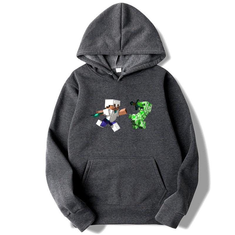 Anime-Themed Creative Print Hoodie for Kids and Adults