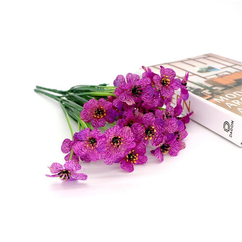 

12Piece Uv-Resistant Artificial Violet Flowers - No Fade-Window Boxes, Weddings, Farmhouse Style, Fall, Halloween, Thanksgivin 12PCS