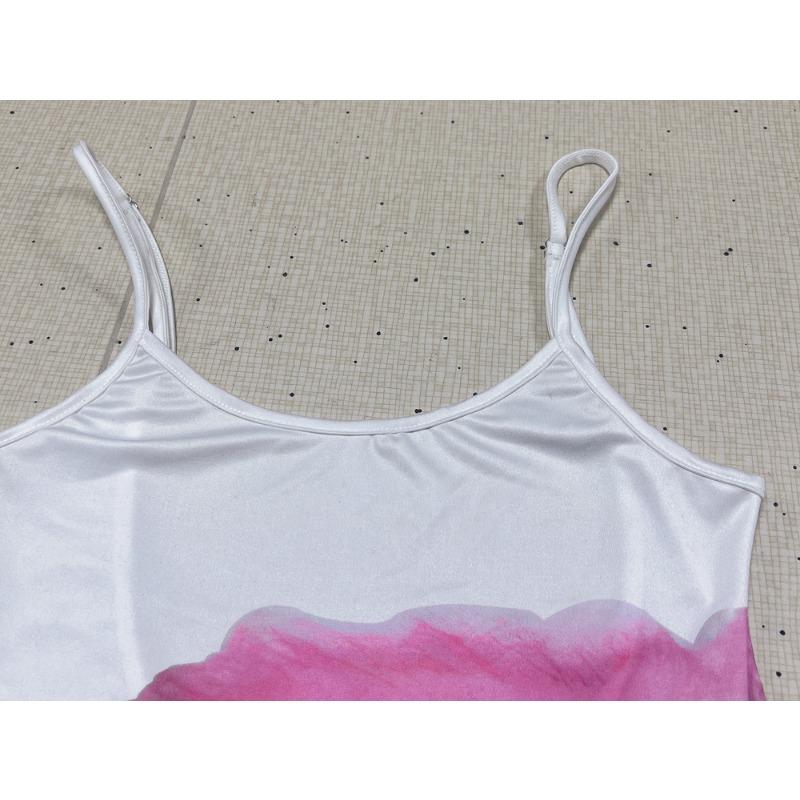 Damen Bedruckte Neckholder Rückenfrei Sexy Lange Kleider