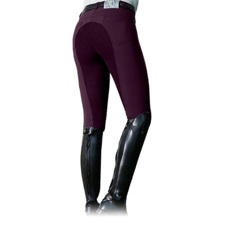 

Tight Elastic Leggings Equestrian Pants Tight Stretch Leggings Equestrian Pants Wine Red XXXL