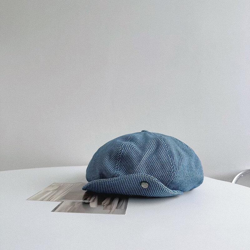 Женская джинсовая берет-шляпа M (56-58cm)