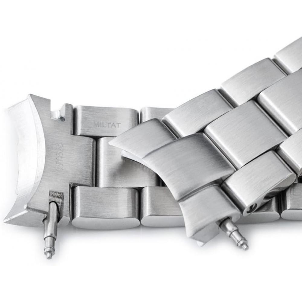 Taikonaut 20mm Metal Watch Band Stainless Oyster Bracelet V Clasp Seiko Alpn Sbd