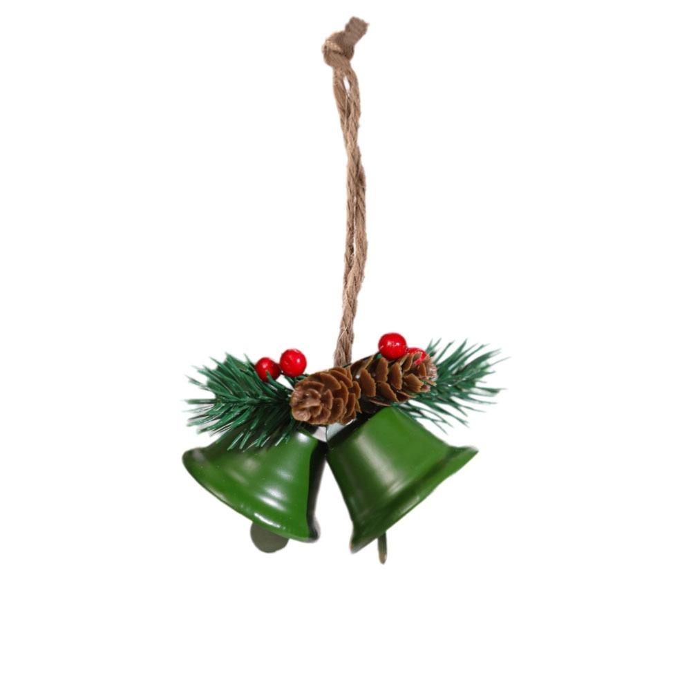 

Multi-color Christmas Tree Pendants Iron Xmas Tree Decorations for Home Decor зелёный