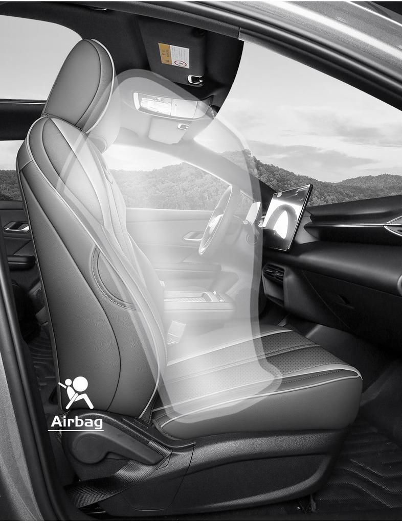 BYD E7 All-Season Full Leather Car Seat Cushion (Universal Fit)