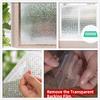 3D Translucent Rainbow Window Privacy Film Stained Glass Vinyl Static Cling Adhesive Film Heat Control Window Stickers for Home