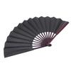 Jeffergarden Dance Japanese Style Fan for Japanese Traditional Modern and Folk Songs Fan, Dance, Dance, Dance, (Black)
