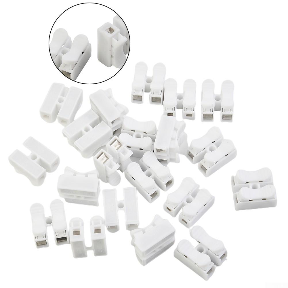 0.77 * 0.67 * 0.51inch CH2 Spring Connector 20Pcs Clamp LED Quick