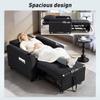 3-in-1 Single Sofa Bed, Convertible Sleeper Chair Bed - Black