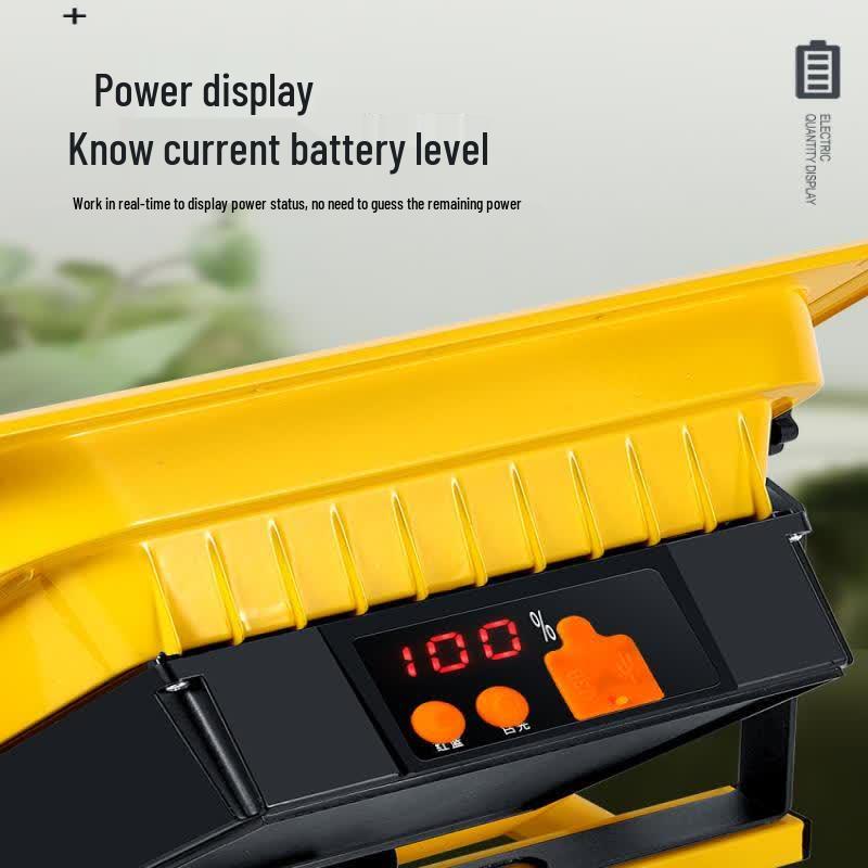 Jundingying 3800W LED Rechargeable Floodlight with Remote