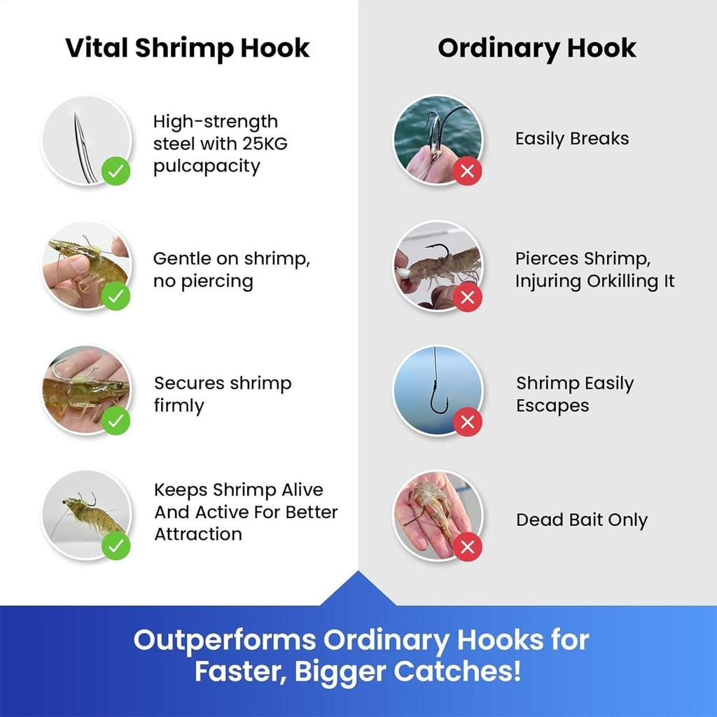 10 KS Svítící Živé Krevety Rybářské Háčky Grouper Vysoká Pevnost Ostrý Rybářský Háček s Pevným Gumovým Kroužkem Mořský Vlk Uhelná Ocel Háček