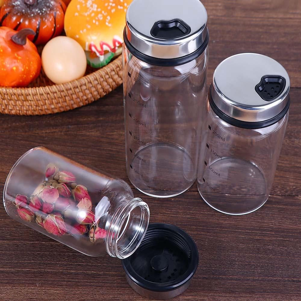 Storage Spice Bottle Household Kitchen Supplies Salt Jar Pepper Shake Seasoning Bottle Spice Jars