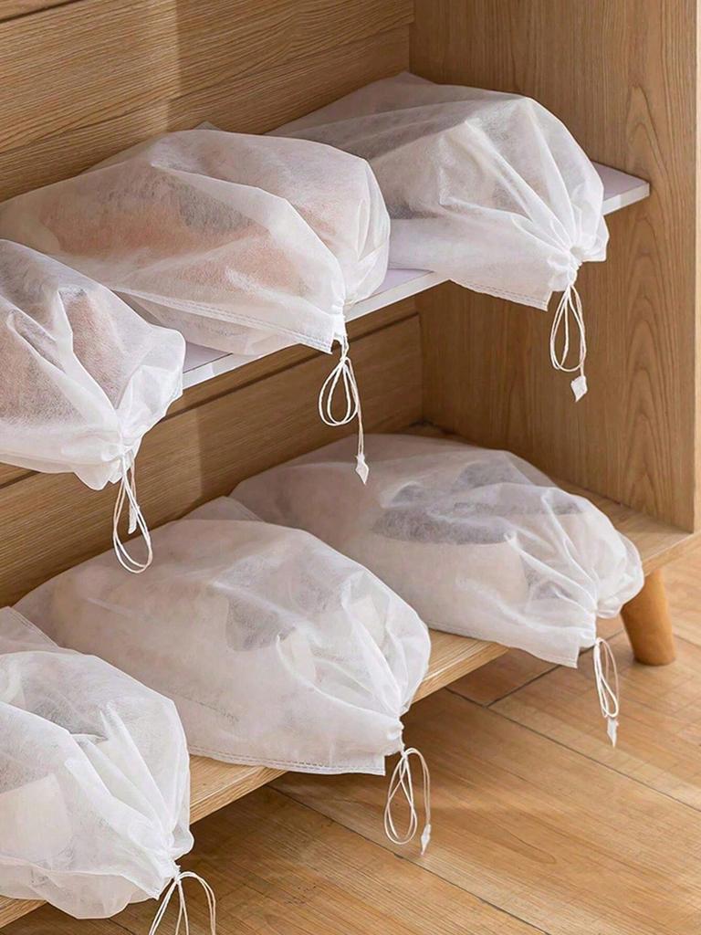 50 Stück Schuhaufbewahrung Staubbeutel, Vlies Schuh Sonnenschutzhülle, Staubschutz für Schuhe, Universeller Staubschutz für Taschen und Kleidung