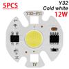 Y32 5pcs Chip COB LED Lamp LED Lamp Bulb 220V IP65 Input Smart IC For DIY LED Flood Light Spotlight Real Power 3W 5W 7W 10W 12W