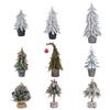Mini table Christmas trees, Small size Christmas trees gift for kids and friends, desktop christmas tree, New year's tree decoration with snow