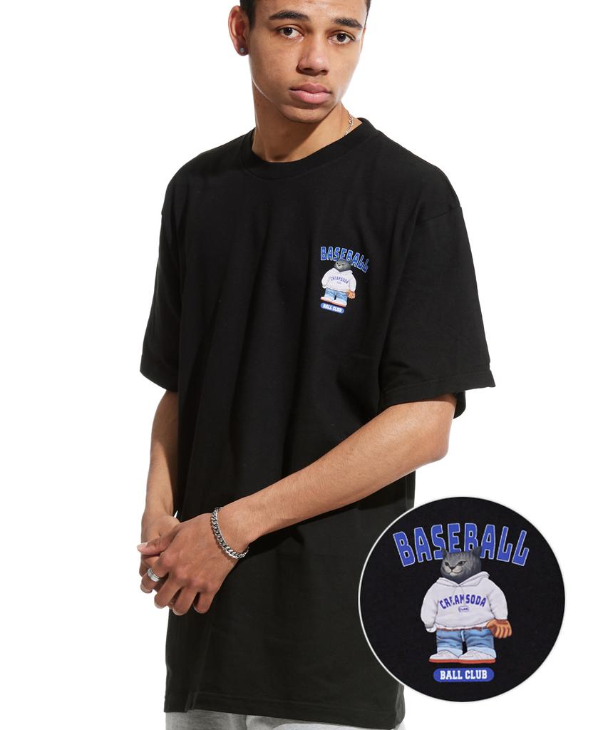 CREAM SODA LAB Small Logo Gray Short Sleeve T-Shirt Set