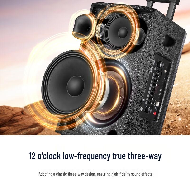 SAST SA-807 12-inch Outdoor Portable Bluetooth Speaker