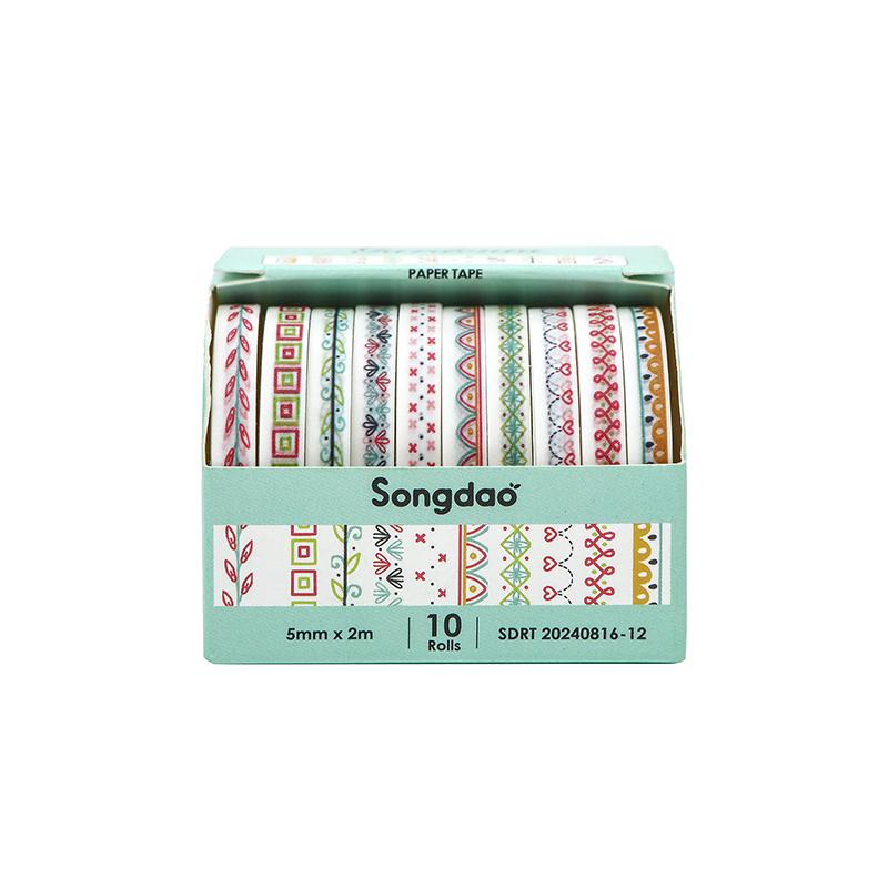 

10 рулонов тонкой базовой васи-ленты, принадлежности для скрапбукинга, набор васи-лент Rainbow Cinta Adhesiva Decorativa Journal Diary васи-ленты 12