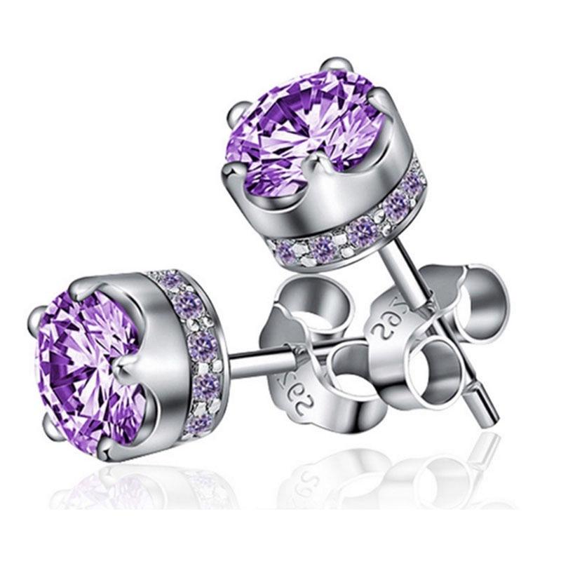 

Серьги-гвоздики с кристаллами