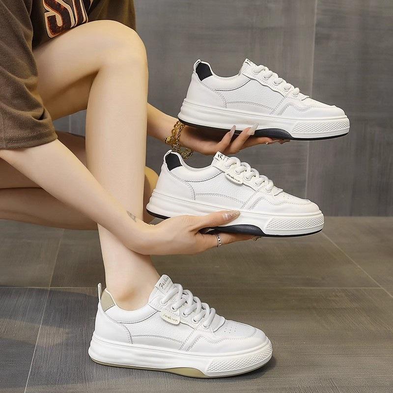 Women's Shoes Sports Shoes 2025 Spring and Autumn New Niche Versatile Korean Version Shoes Women's Casual Shoes White Shoes Women's Board Shoes