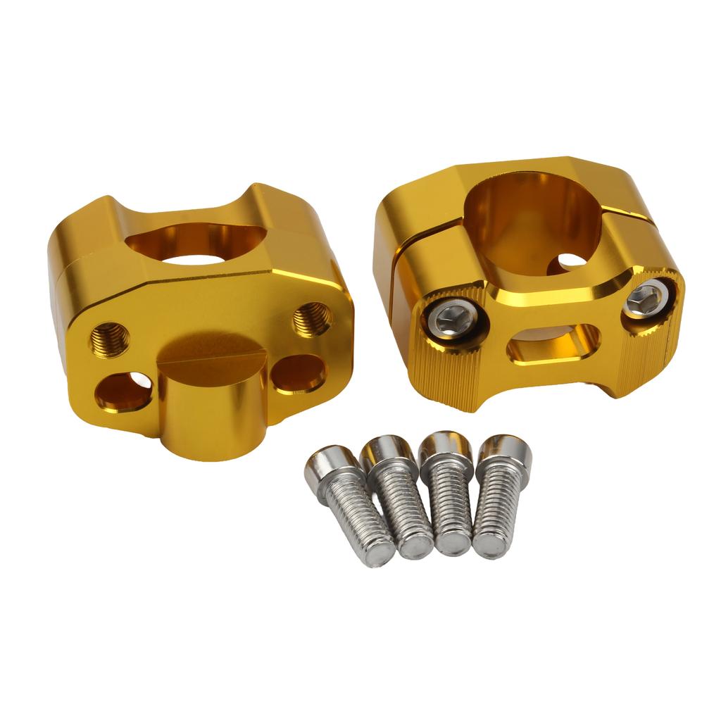 Motorcycle Fat Bar Handlebar Riser Clamps Taper Handlebar CNC Alloy Universal For ATV Pit Dirt Bike Motocross Accessories