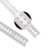 300mm Stainless Steel Angle Ruler with Level - 180° Woodworking Square Measurement Tool