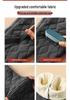 Northeast Men's Thick Wool + Velvet Warm Winter Elastic Heat-Generating Cotton Pants