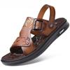 Sandals for Men's Microfiber Beach Shoes New Summer Sandals Dual-purpose Sandals Comfortable Casual Shoes for Men's Shoes